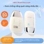 Kem chống nắng UNNY Youyi, làm trắng da, chống tia cực tím tự nhiên, làm mới và cách ly, kem chống nắng nhẹ
