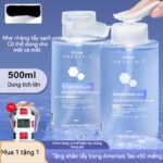 Nước tẩy trang Amortals axit amin làm sạch mắt, môi và mặt không cặn dầu ba trong một