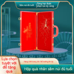 Đặc sản Đông Bắc Nhà Máy nhân sâm rừng Trường Bạch bán buôn Nhân Sâm Hoang Dã Nhân Sâm rừng Cát Lâm đủ tuổi Sâm già 45 hộp da