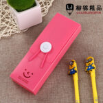 Hộp bút chì đa chức năng Hàn Quốc Hộp văn phòng phẩm học sinh đơn giản màu tinh khiết Hộp bút Mặt Cười hộp đựng tiền lẻ học tập bán buôn giải thưởng