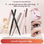 Bút kẻ mắt UNNY Youyi mềm mịn, dễ lên màu, tự nhiên, dễ điều khiển, bút kẻ mắt trong Nữ, Bút kẻ mắt phẳng tốt cho người mới tập