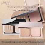 Phấn phủ UNNY Youyi, kem che khuyết điểm, phấn phủ mờ mềm mại và nhẹ, phấn phủ làm sáng da, da khô dầu, hộp sương nhỏ cho nữ