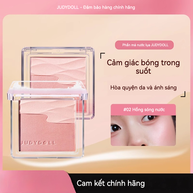 4eee58d92b4f4c7babb4b3dc01391641 Phấn má hồng Satin Ánh sáng màu cam Judydoll, phấn má hồng hai màu, làm sáng và mở rộng, làm trong suốt và làm tan chảy sức sống hàng ngày - Ảnh 1