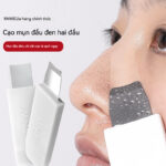 Công cụ làm sạch mụn đầu đen, đắp mặt nạ RNW Ruwei miễn phí làm sạch cơ da mụn đầu đen xẻng để loại bỏ mụn đầu đen làm sạch da mặt sử dụng kép xẻng đất sét làm sạch hai đầu có thể tháo rời