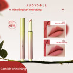 Son thỏi vặn Judydoll cam son đỏ son môi bùn mờ Son bóng nhung mờ tính khí màu NUDE dưỡng ẩm làm trắng Hàng chính hãng