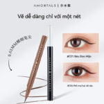 Bút kẻ mắt Amortal siêu mảnh nhiều màu dễ dàng cho người mới