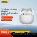 Tai nghe Hiển thị nguồn điện remax thời lượng pin dài, Tai nghe không dây nghe nhạc điện thoại 5.4 Bluetooth