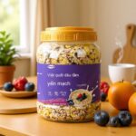 Bột yến mạch dâu tằm Việt Quất bữa ăn thay thế buổi sáng và buổi tối, bột yến mạch pha sẵn không cần đường Sucrose