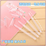 Nhà máy bán trực tiếp bút trong suốt PP mất bút Vỏ bút gel thông thường bút nước thông dụng Phụ kiện thanh rỗng bán buôn