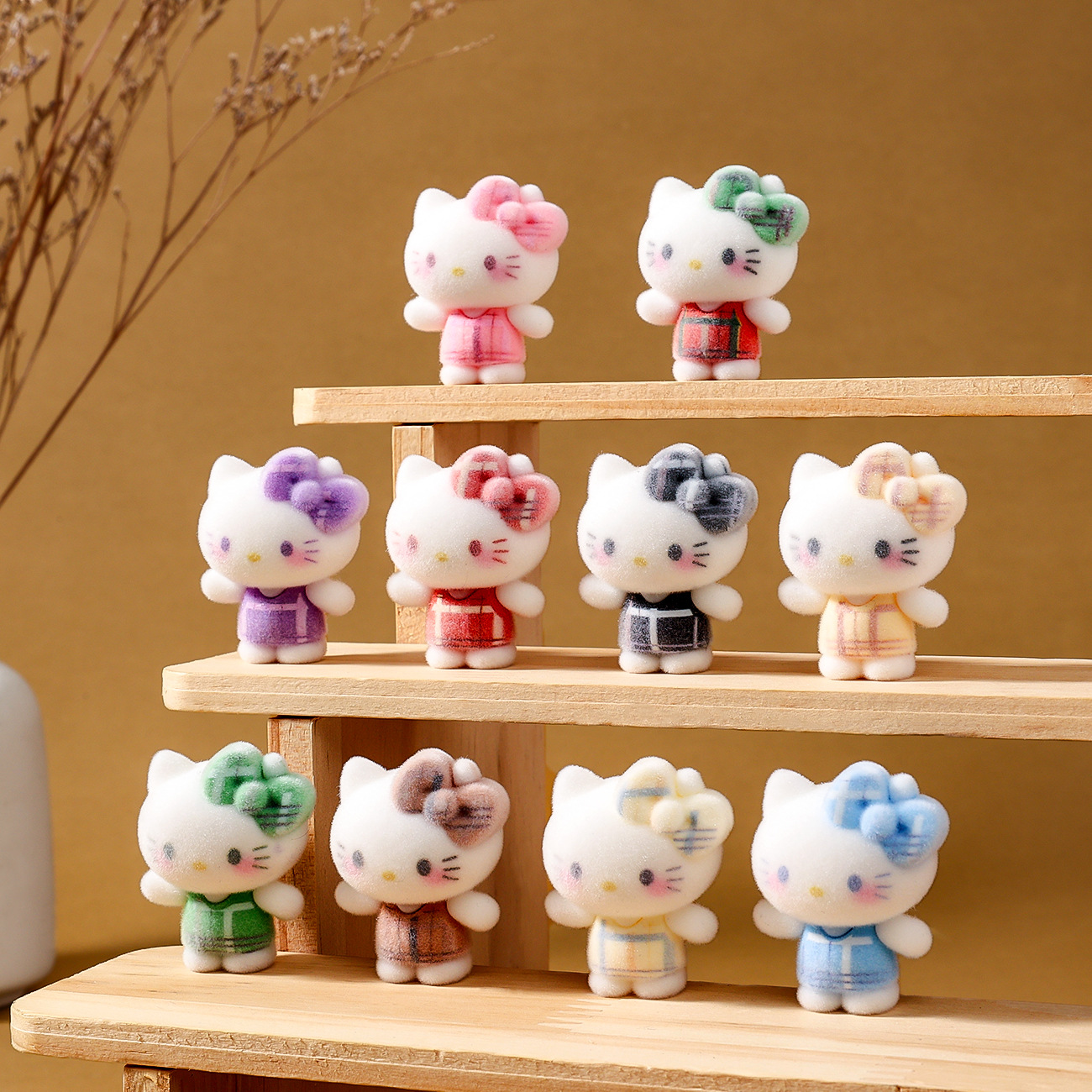 O1CN010vuKrB2BkiwqyjxJs_2210259538377-0-cib Đồ trang trí mặt dây chuyền móc khóa diy hình búp bê màu ca rô dễ thương - Ảnh 1
