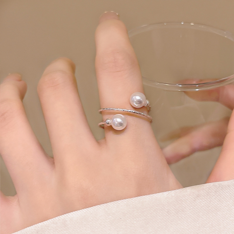 O1CN0119tQI52KtjAcE7B34_2580729615-0-cib Nhẫn ngọc trai to đơn giản kiểu cao cấp sang trọng nhẹ nhàng dành cho nữ nhẫn ngón trỏ xếp chồng nhiều lớp - Ảnh 1