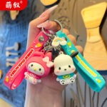 Phim hoạt hình Sanrio Móc Khóa Mặt dây chuyền nhỏ búp bê sáng tạo túi tinh tế mặt dây chuyền chìa khóa xe hơi Mặt dây chuyền quà tặng nhỏ lô