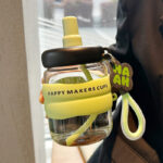 Cốc thủy tinh đựng nước uống gia đình chịu nhiệt độ cao giá trị cao cho bé gái cốc có nắp 2024 cốc sữa đơn giản mẫu mới