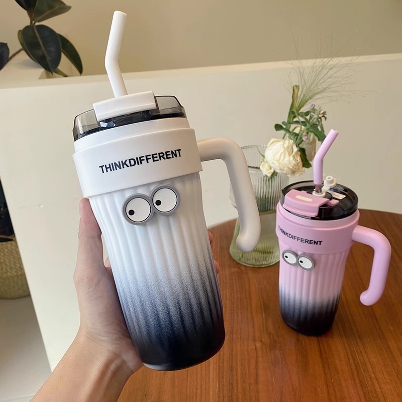 O1CN016EpTTY1Zs5hpxNLua_2215924603249-0-cib Cốc nước lớn của Mỹ nghỉ trà, cốc cà phê có ống hút có giá trị cao, cốc nước đá dung tích lớn, cốc giữ nhiệt Big Mac - Ảnh 1