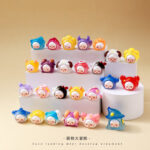 Mô hình khuyến mãi Mengxu loạt 12 Chòm Sao búp bê hạt dễ thương tự làm hộp mù ghép đôi tự chế đồ trang trí để bàn bằng nhựa