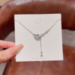 Vòng cổ thép titan vũ trụ Star River thiết kế cao cấp sành điệu Instagram Vòng cổ xương đòn khí chất dễ phối khí chất sang trọng nhẹ nhàng cho nữ