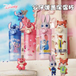 Cốc giữ nhiệt Disney 316, ống hút, cốc Judy cho trẻ em có giá trị cao, cốc nước đặc biệt dành cho học sinh tiểu học