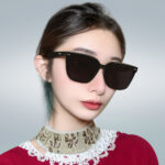 Kính râm mới cho nam và nữ Tik Tok cùng kiểu Kính Râm Phân cực cao cấp Kính râm chống tia cực tím