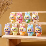 Dòng Thỏ tình yêu đổ xô sáng tạo đồ trang trí nhà búp bê diy búp bê dễ thương thời thượng đồ trang trí để bàn văn phòng