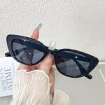 Kính râm Mắt mèo Kính râm kiểu sành điệu chống tia cực tím chống tia cực tím