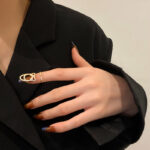 Nhẫn dành cho nữ thời trang cá tính bướm Instagram sành điệu trên mạng nổi tiếng Thiết kế sang trọng nhẹ nhàng Nhẫn Ngón tay thực phẩm phong cách lạnh