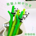Bút Gel gấu trúc hoạt hình sáng tạo bút sinh viên hoạt hình dễ thương văn phòng phẩm văn phòng gốc nước bút ký