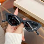 Thời trang xuyên biên giới dễ thương em bé chống tia cực tím Kính râm Mắt mèo kính trẻ em nam nữ Kính râm trẻ em Douyin