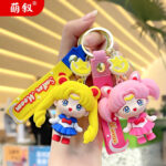 Móc chìa khóa hoạt hình chiến binh đẹp mới dễ thương Búp Bê Móc chìa khóa xe hơi Mặt dây chuyền cặp sách Quà Tặng thời trang bán buôn