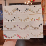 Kim bạc S925 Bộ Hoa Tai nâng cao đơn giản dành cho người nhỏ hoa tai mắt mèo bông tai ngọc trai khí chất dễ phối Hàn Quốc