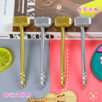 Bút Gel búa Haotian bút nhựa dễ thương bút nước sinh viên Quà Tặng Giải Thưởng văn phòng phẩm sáng tạo bút ký văn phòng