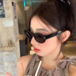 Kính râm HOT GIRL mẫu mới Kính râm Mắt mèo cổ điển nữ kính chụp ảnh đường phố kính chống tia cực tím Tik Tok Live