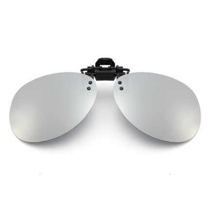 Kính râm kẹp kính râm kính cận thị phân cực lái xe câu cá cóc gương Kẹp Kính nhìn đêm Douyin phát trực tiếp