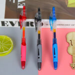 Nhấn dấu chấm than để di chuyển bút gel cho kỳ thi học sinh bút nước sáng tạo văn phòng phẩm đồ dùng văn phòng ấn bút ký bán buôn