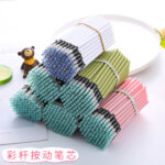 Bút cảm ứng gió không in lõi bút cảm ứng trung tính nén K35 lõi bút cảm ứng đầu đạn dung lượng lớn lõi bút màu bán buôn