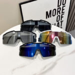 Kính đi xe đạp ngoài trời nửa gọng thời trang xuyên biên giới Kính Râm Chống Nắng chống gió cho nam và nữ chạy bộ leo núi