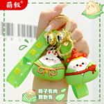 Lễ hội thuyền rồng ban đầu Zongzi Móc Khóa Cặp Đôi túi đồ trang trí mặt dây chuyền bánh bao cao trong một lần rơi, quà tặng nhỏ cho kỳ thi tuyển sinh trung học