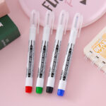 Bút đánh dấu đầu dài bút gỗ sáng tạo Bút đánh dấu gạch men Miệng sâu trang trí phòng tắm Bút Đánh Dấu dầu đặc biệt bán buôn