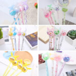 Bút Gel Sequins có giá trị cao Instagram bút nước học sinh thanh trong suốt sáng tạo nhiều loại bút chữ ký văn phòng phẩm văn phòng tùy chọn