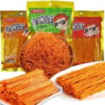 Spicy Xuanfeng Spicy Dải 72g Spicy Spicy Dải nhỏ giòn Gluten lớn Vị cay 10 gói