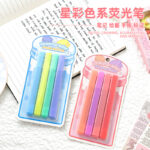 Bút đánh dấu màu sao gắn thẻ hút mẫu mới Bút Đánh Dấu học sinh đầu xiên bảo vệ mắt Bút Đánh Dấu màu ghi sổ tay Bút Đánh Dấu xuyên biên giới