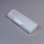 Hộp đựng Kính viễn thị kiểu trong suốt mờ xuyên biên giới bằng nhựa hộp đựng đồ có giá trị cao cầm tay màu trơn đơn giản hộp đựng kính