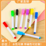 Bút bảng trắng nhỏ sáng tạo có bàn chải, bút bảng trắng lõi Đen lõi màu, bút xóa Graffiti cho trẻ em, Bán Buôn Bút Đánh Dấu gốc nước