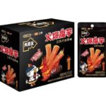 Yanjin Puzi Big Devil 18g Thổ Nhĩ Kỳ hương vị Konjac, bụng lông chay, dầu đỏ, rau mùi, Sốt Mè, bụng giòn chay 2 hộp