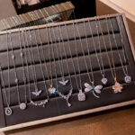 Sang trọng nhẹ, Dây chuyền thép titan cao cấp, Dây Chuyền xương đòn Zircon siêu nhỏ tinh tế, dây chuyền cổ nổi tiếng trên mạng khí chất dễ phối thời trang