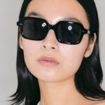 Kính râm gọng nhỏ xuyên biên giới Âu Mỹ nam nữ thời trang chụp ảnh đường phố vuông cá tính dễ phối Kính râm chống tia cực tím