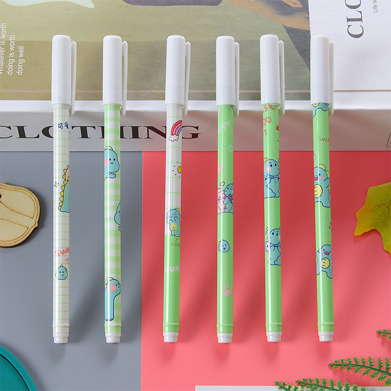O1CN01bH74jb291G6B1X0qw_2838378007-0-cib Bút Gel khủng long dễ thương, bút rút mũ, bút nước học sinh, văn phòng phẩm sáng tạo, đồ dùng văn phòng, phim hoa vui nhộn, bút ký bán buôn - Ảnh 1