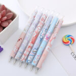 Bút bấm Peter Pan, bút Gel nhấn giá trị cao, văn phòng phẩm sáng tạo, bút chữ ký gốc nước văn phòng