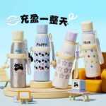 Cốc giữ nhiệt mẫu mới 2026 cốc nước chuyên dùng cho học sinh giá trị cao cốc ống hút uống đôi 316 inox