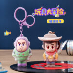 Phim hoạt hình đổ xô đồ chơi phiêu lưu loạt Buzz Lightyear Hudi Móc Khóa Mặt dây chuyền Búp bê túi xách đồ trang trí bán buôn