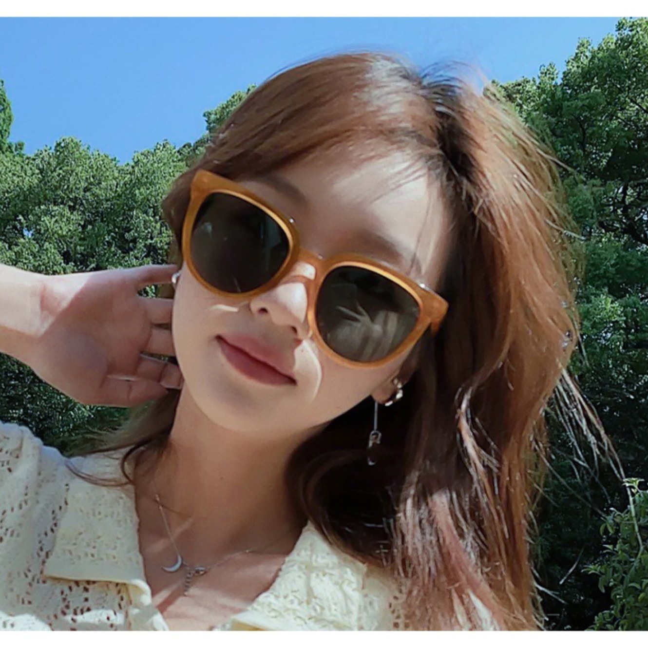 O1CN01caVSY01NyFnl2u3ff_2215924081638-0-cib Kính râm đậu đỏ cùng kiểu kính râm chống nắng tia cực tím phân cực nữ Xiaohongshu mỏng kính che nắng Tik Tok Live - Ảnh 1